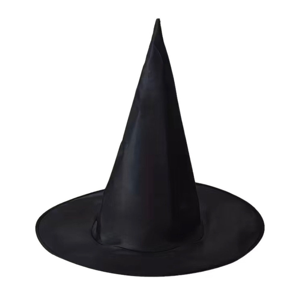 Set of 5 Halloween Black Witch Hat Fall Festival Octoberfest Party Costume - Picture 7 of 8
